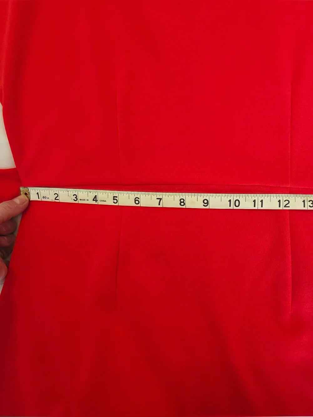 New York & Company Red Belted Midi Dress - Picture 8 of 11